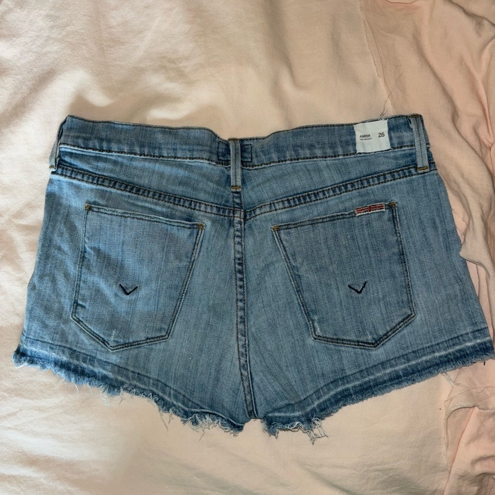Hudson Amber Fray Hem Jean Shorts - Picture 2 of 4